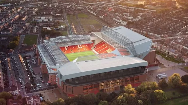 Sân bóng chủ nhà của Liverpool